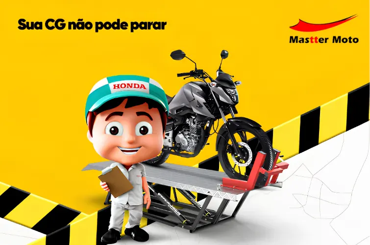 Mastter Moto oferece revisão da Honda CG 160 com valor promocional em Porto Velho