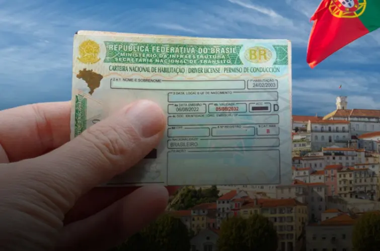 CNH brasileira passa a valer em Portugal para carros e motos