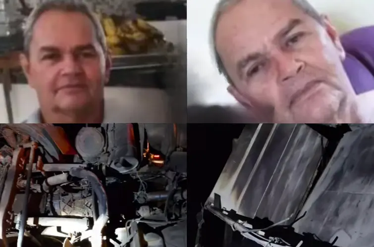 Passageiro morre e motorista fica ferido após carreta tombar na BR-364 em Porto Velho