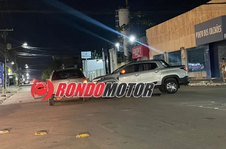 Coronel do Corpo de Bombeiros fica ferido em colisão entre carros em Porto Velho