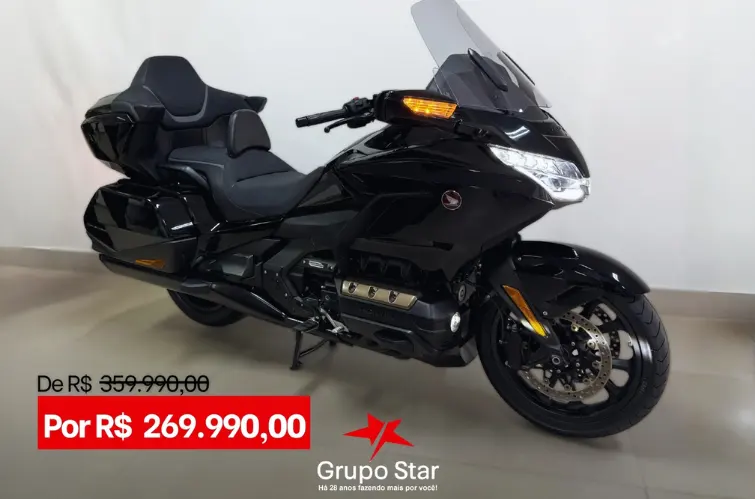 Grupo Star Motos oferece Honda Gold Wing zero km e duas unidades semi-novas com condições especiais no Acre