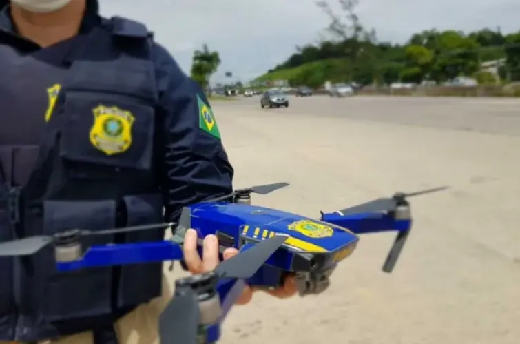 PRF passa a utilizar drones para aplicar multas em rodovias federais