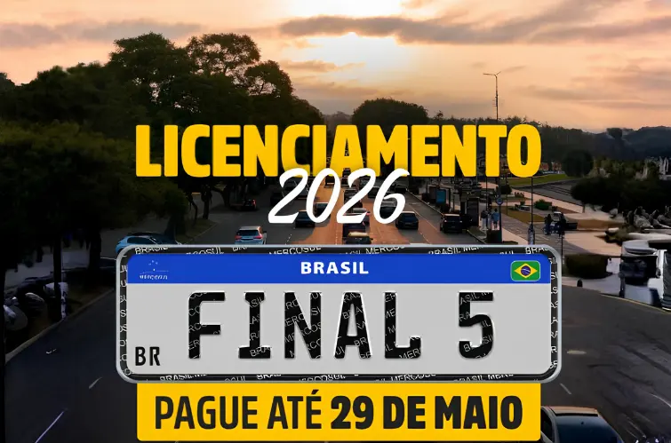 Detran RO alerta motoristas sobre vencimento do licenciamento com placa final 5