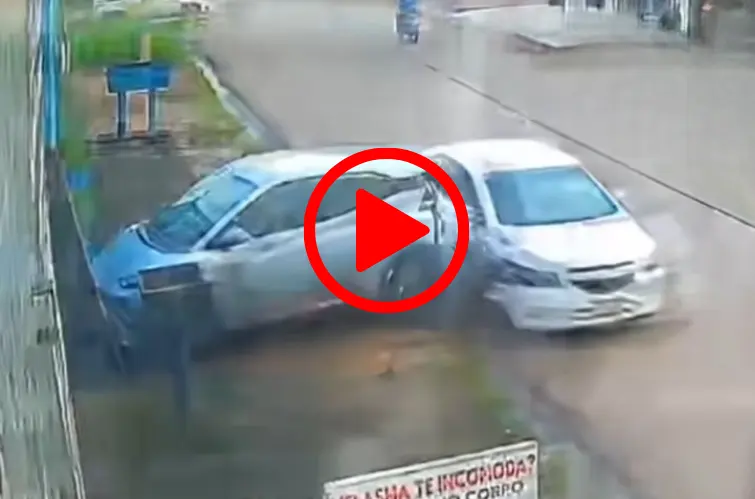 Motorista foge após bater em carro estacionado na zona Leste de Porto Velho