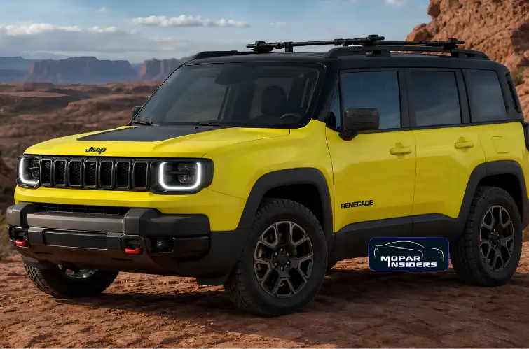 Nova geração do Jeep Renegade será mais quadrada e terá opções híbridas