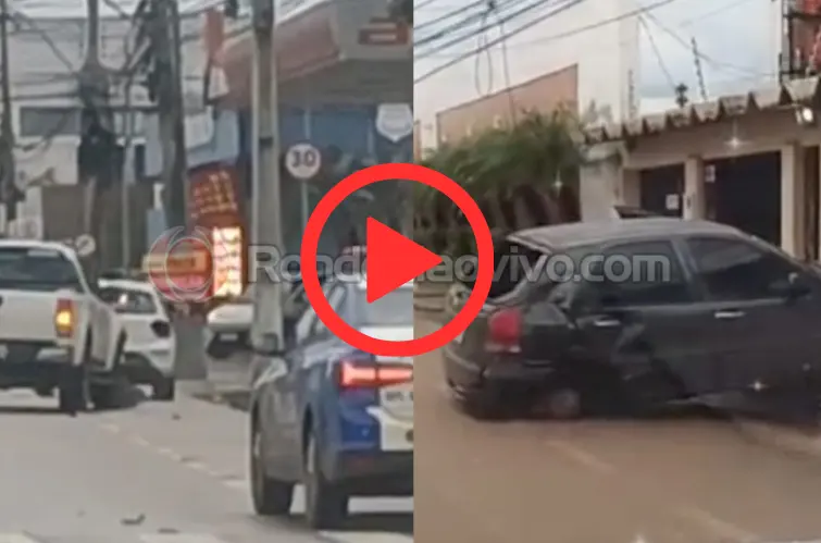 Veja como ficaram os veículos após acidente causado por S10 na Pinheiro Machado; assista ao vídeo