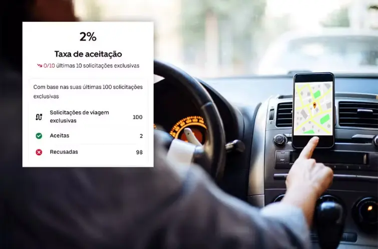 Motoristas “forçam” viagens mais caras desligando apps em shows e eventos