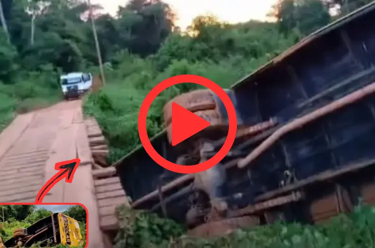 Veja como ficou o ônibus escolar que despencou de ponte em União Bandeirantes