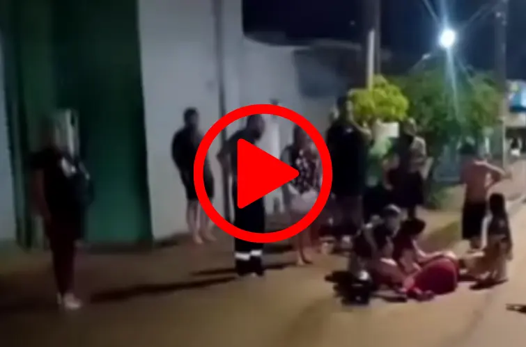 Homem e mulher ficam feridos após colisão entre motos na zona Sul de Porto Velho