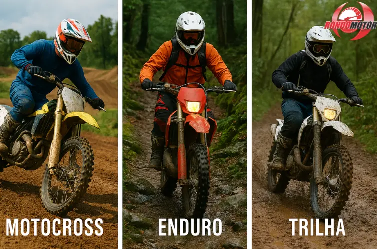  Motocross, Enduro ou Trilha? entenda as diferenças entre essas modalidades