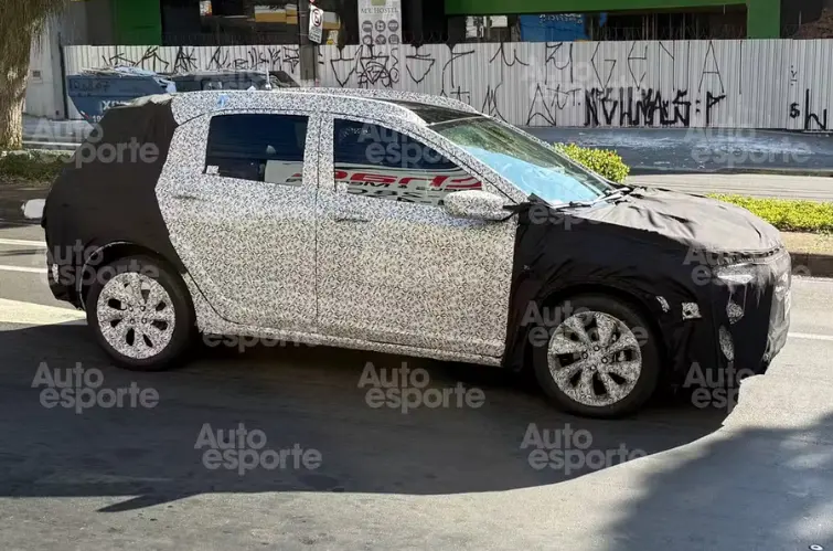 Flagra revela detalhes do SUV do Chevrolet Onix com inspiração no Equinox EV