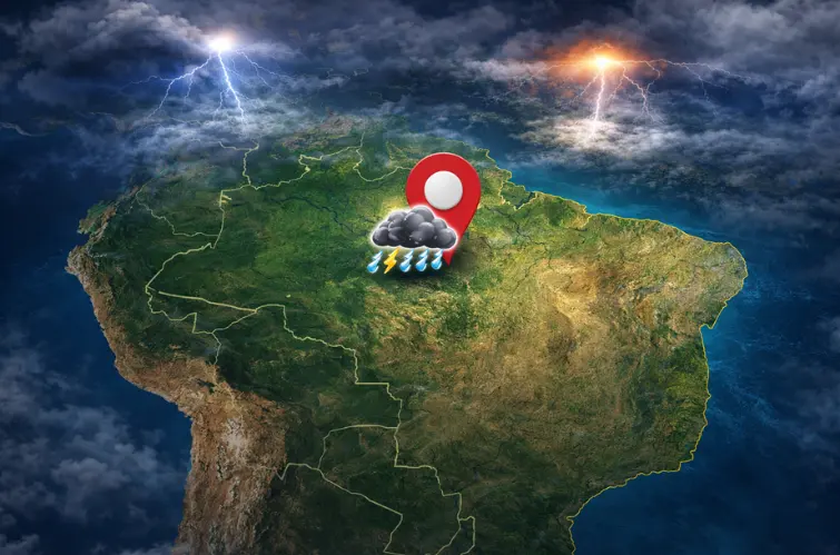 Alerta laranja válido para hoje reforça cuidados no trânsito da capital