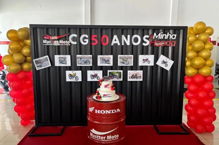 Mastter Moto apresenta nova CG Especial 50 anos com café da manhã e condições promocionais