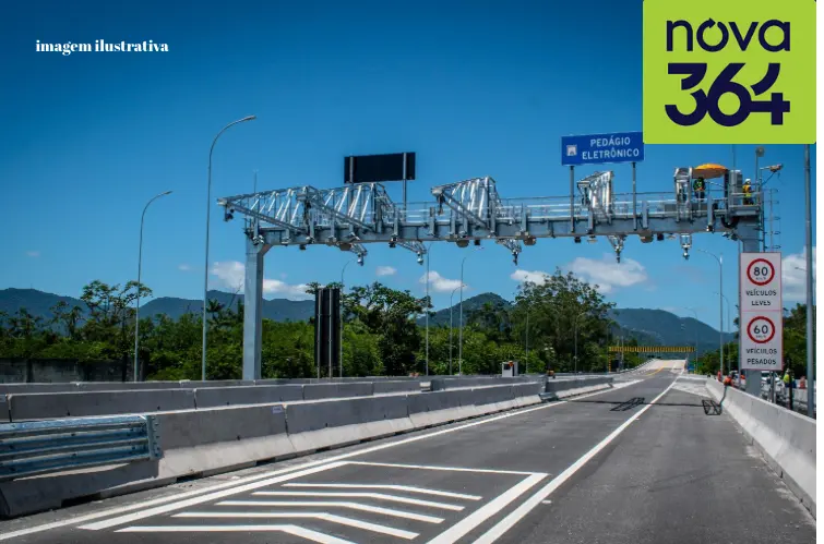 Cobrança do free flow começa hoje (12) na Nova 364; Veja como efetuar o pagamento